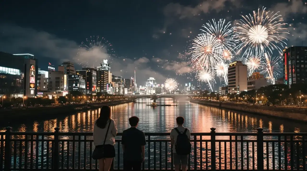 大阪烟火 — 漫天烟火照亮少年少女的心事